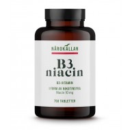 Niacin (nikotinsyre) - 10 mg - 750 små tabletter